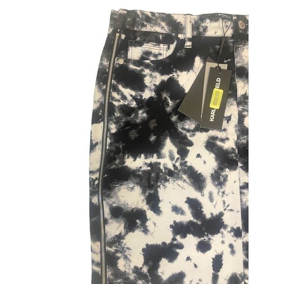 Karl Lagerfeld Designer Tie dye Skirt NWT size 10 - Picture 4 of 7